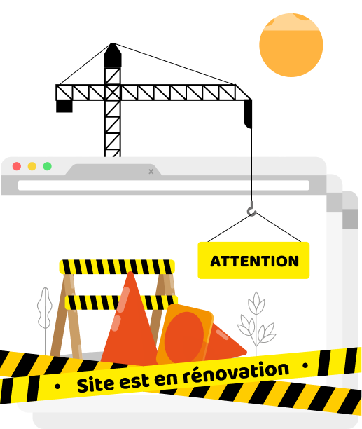 Illustration travaux site en rénovation